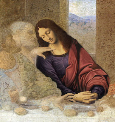 The Last Supper Restoration of John-5